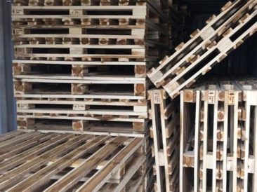 Pallet gỗ lưu kho